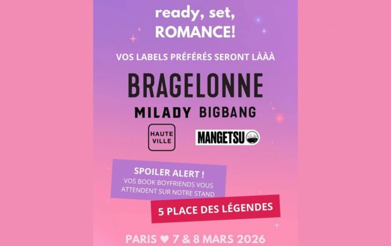 Bragelonne au salon Ready, Set, Romance !